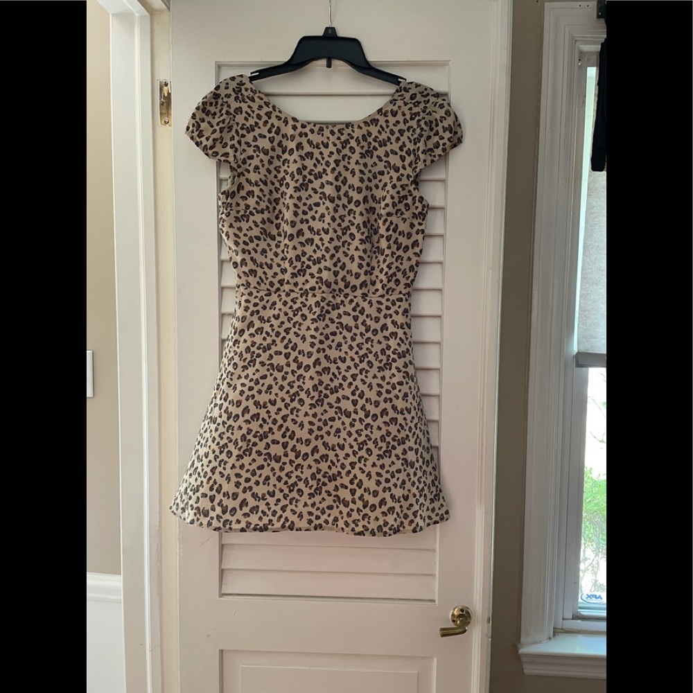 Abercrombie leopard print dress